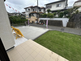 神奈川県横浜市磯子区杉田7丁目の新築一戸建ての庭